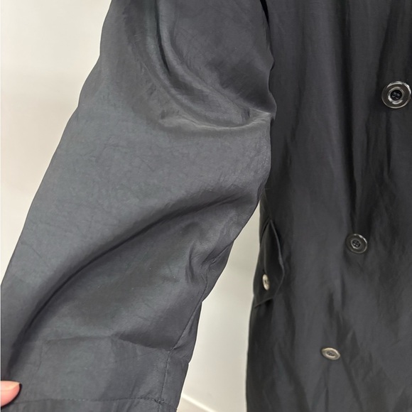 JONES NEW YORK Women's Black Trench Coat With Removable Inside Layer - Picture 6 of 12